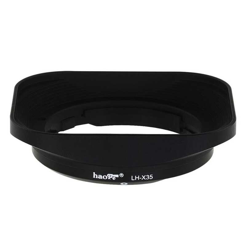 Δ หน้ากากโลหะสแควร์ Haoge Lh-X35 สำหรับ Fuji XF 23Mm R WR และ XC 35Mm