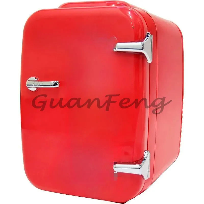 Retro Coca-Cola Mini Fridge for Car,4L/Can 12V Portable Cooler & Warmer for Food, Drinks & Skincare