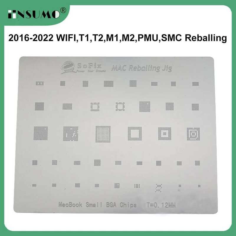 Sofix แผ่นลอจิก 2016-2022 WIFI T1 T2 M1 M2 PMU SMC ชิป BGA สำหรับการซ่อมหนังสือ