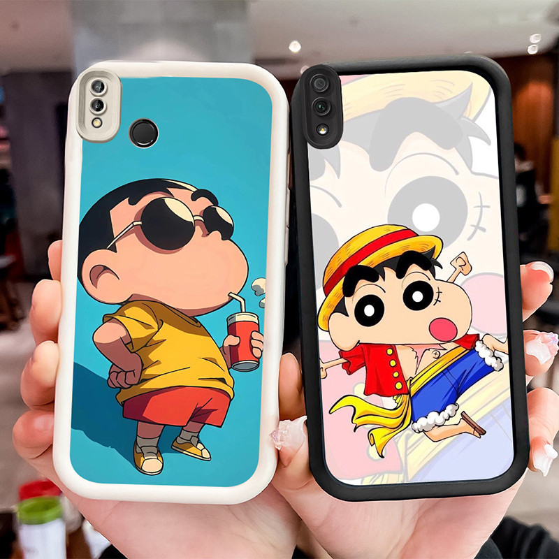 ปลอกกันกระแทกสําหรับ VIVO Y91C Y91i Y81 Y81S Y91 Y93 V9 Y95 Y66 WF10 Crayon Shinchan