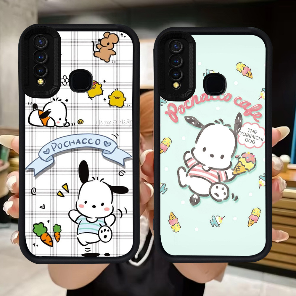 Q6 Pochacco soft Casing สําหรับ VIVO Y30 Y50 Y19 V9 Y95 Y93 Y12 Y91 Y30i Y15 Y17 Z1 Pro Y91C