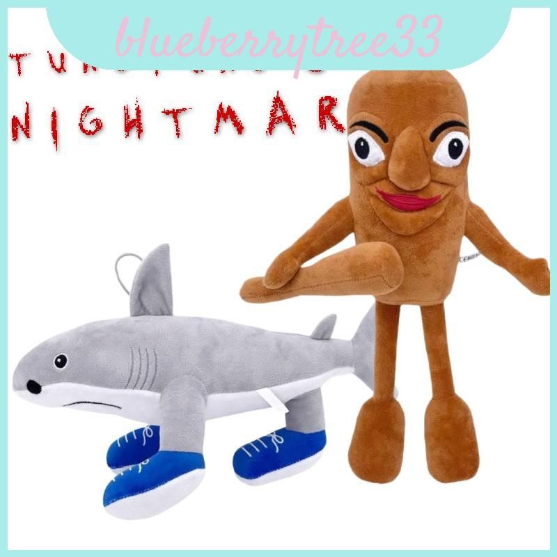 Shark ตุ๊กตาสัตว์ Plushie Plushie พร้อม Pp Cotton Filling ขนสั้นสําหรับไอเดียของขวัญ