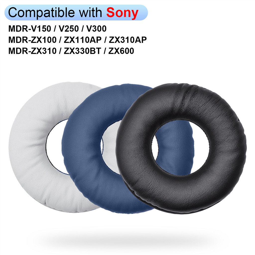 1 คู่แผ่นรองหูฟังสําหรับ Sony MDR-V150 V250 V300 ZX100 ZX110AP ZX310AP ZX330BT ZX600 หูฟังแผ่นรองหูฟ
