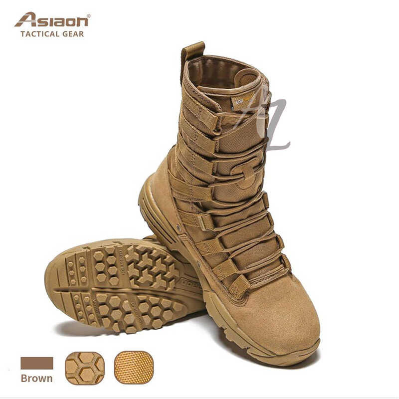 4 Top☆Asiaon 579 Cordura Fabric High Cut Tactical Boots For Outdoor Activities
