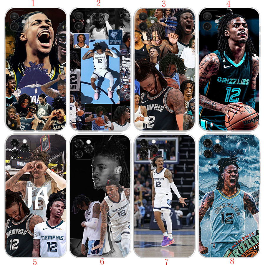 IPhone X XS 5 5s 6 6s Pplus 7 8 7 Plus 8 Plus SE 2016 Ja Morant TPU เคสโทรศัพท์โปร่งใส