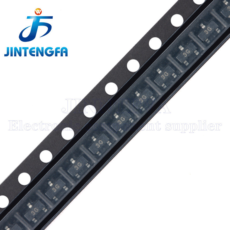 3000PCS BC856A 3A BC856B 3B BC857A 3E BC857B 3F BC857C 3G SOT23 SMD PNP 45V 65V 100mA 0.1A ทรานซิสเต