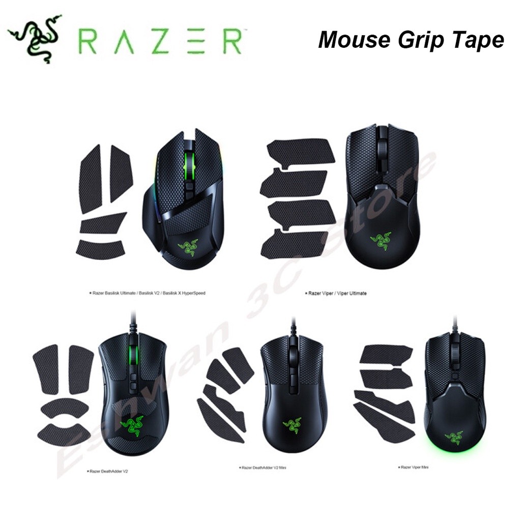 เทปพันด้ามจับเมาส์ Razer ดั้งเดิมสําหรับ Razer Viper Mini / DeathAdder V2 Mini / Viper Ultimate / B