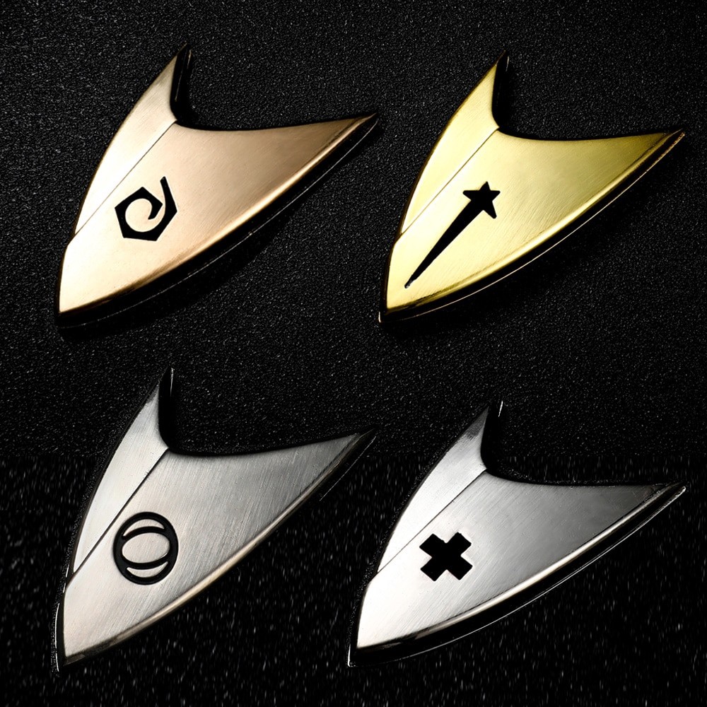 Deluxe Star คอสเพลย์ Trek Badge คอสเพลย์ Starfleet Pin Command วิศวกรรมวิทยาศาสตร์ Medical Division 