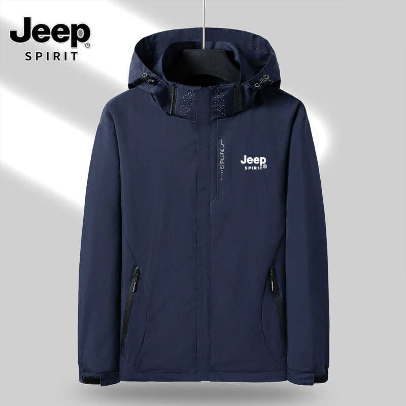 ❤ JEEP SPIRIT เสื้อกันหนาว Men's Waterproof Stormtrooper