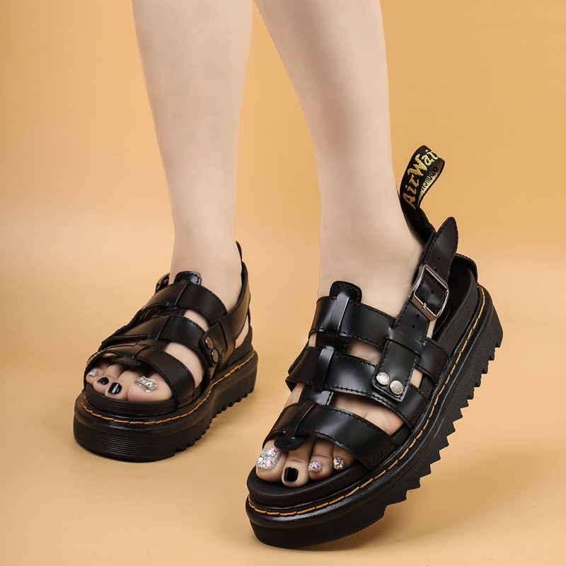 Dr.martens รองเท้าแตะ Gladiator สําหรับผู้ชาย และผู้หญิง VRTI