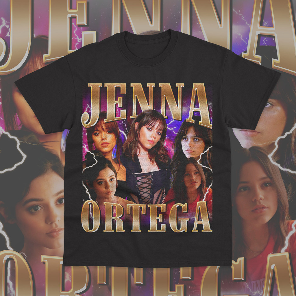 Jenna Ortega Homage เสื้อยืดทีวีด้านบนแสดงของขวัญผู้ใหญ่ Unisex เสื้อกันหนาว Hoodie