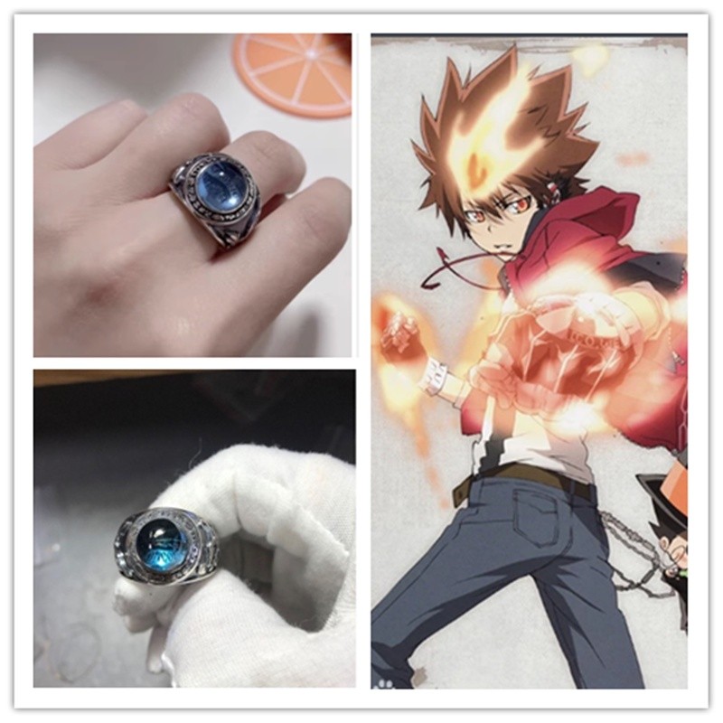 Katekyo HITMAN REBORN! Dakong แหวนโลหะ เครื่องประดับแฟชั่น ของขวัญ