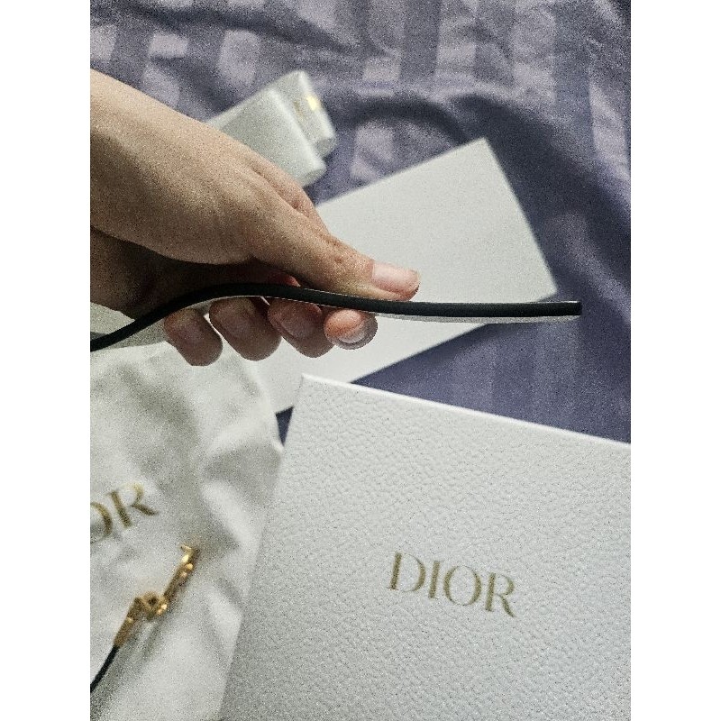 Dior reversible saddle belt มือสอง