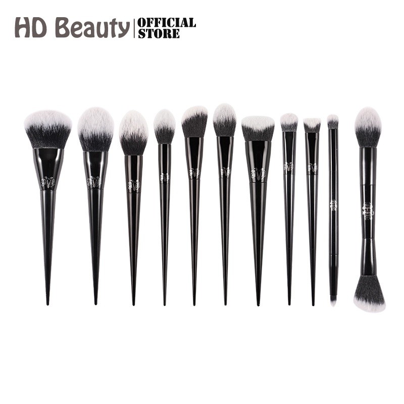 KVD makeup brush set 1 eye shadow 2 concealer 3 foundation make-up 11 pieces