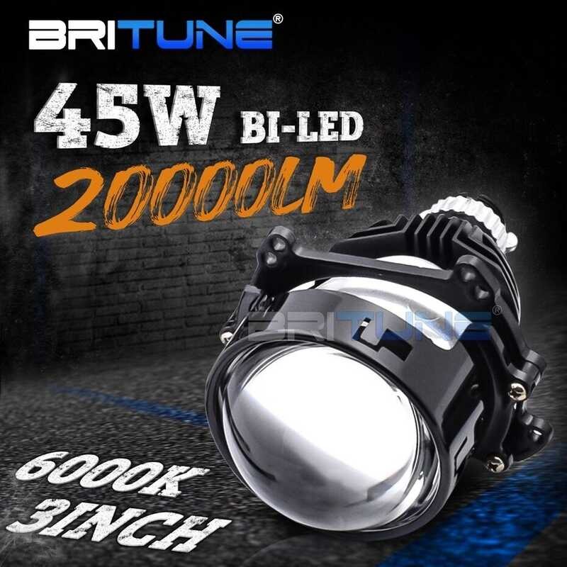 々 Bi-Led Lens 3.0 Inch Hella 3R G5 45W Projector Motorcycle Headlight Lenses H4 H7 H1 H11 9005 L