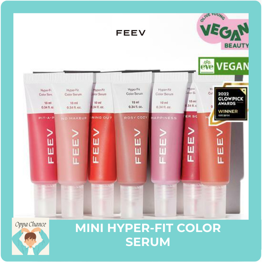 *เพิ่มสีใหม่* [FEEV] Mini Hyper-fit Color Serum Cheek Blush (9 สี/10ml)