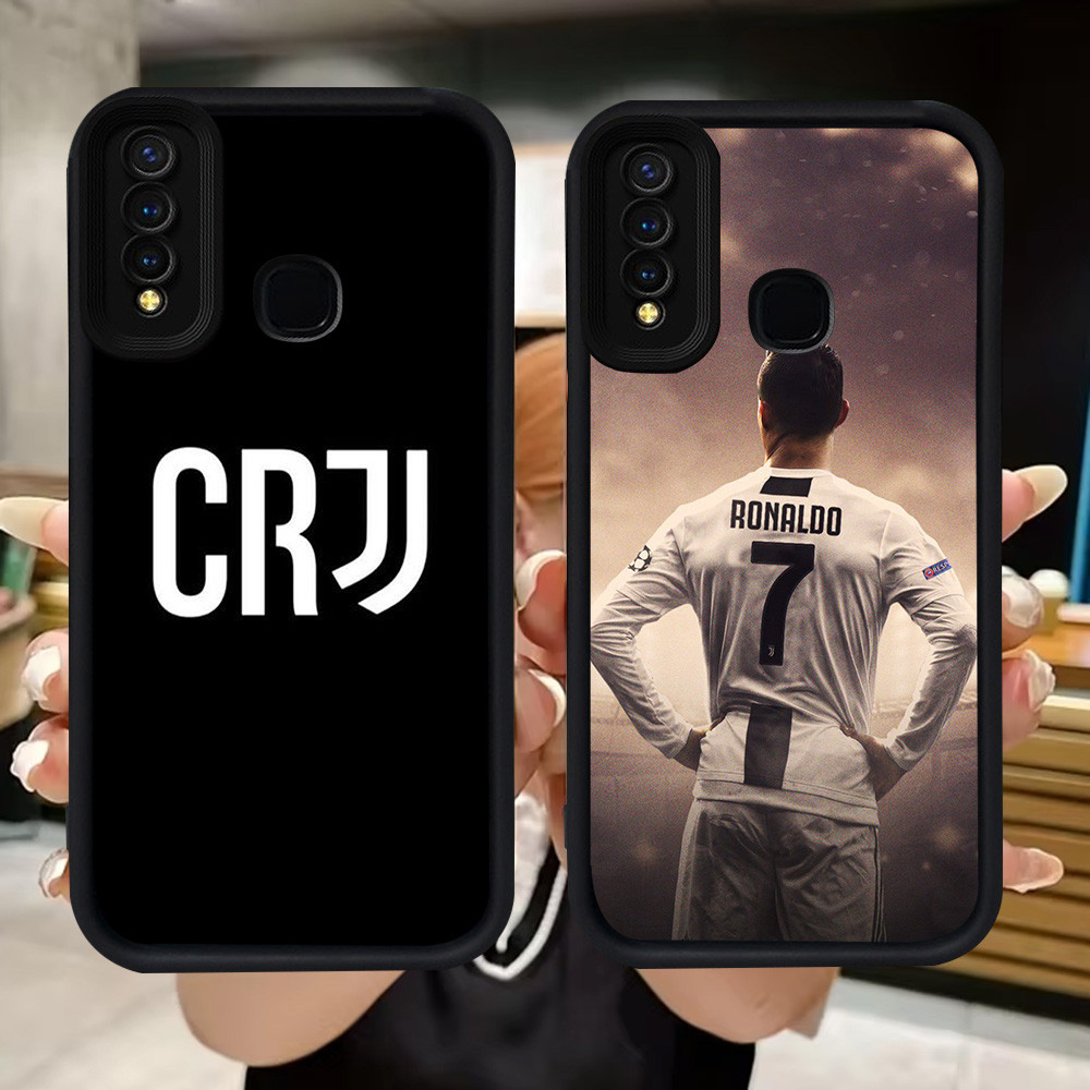 Q77 CR7 Ronaldo soft Casing สําหรับ VIVO Y30 Y50 Y19 V9 Y95 Y93 Y12 Y91 Y30i Y15 Y17 Z1 Pro Y91C