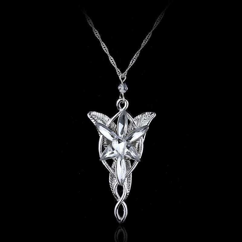 Arwen สร้อยคอ Evenstar จาก Lord Rings เจ้าหญิง Ees แฟชั่นคริสตัลหินคิวบิกเซอร์โคเนียสำหรับผู้หญิงของ