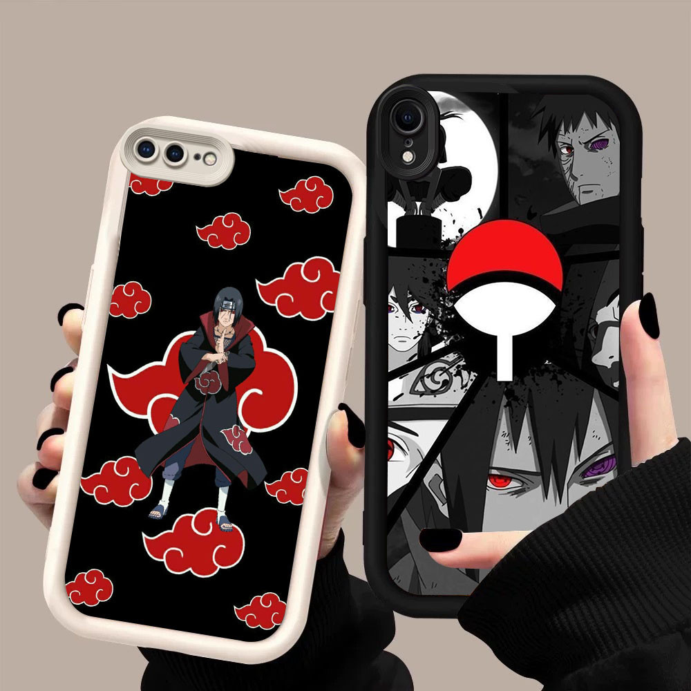 DF-80 Itachi Uchiha หรูหราปลอกอ่อนสําหรับ iPhone XR X XS 6 7 8 Max Plus