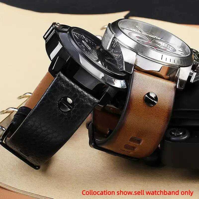 สําหรับดีเซล Dz7313 Dz7333 7322 7257 7348 7334 4318 4343 445 4405 4423 ของแท้หนังสายนาฬิกาสร้อยข้อม