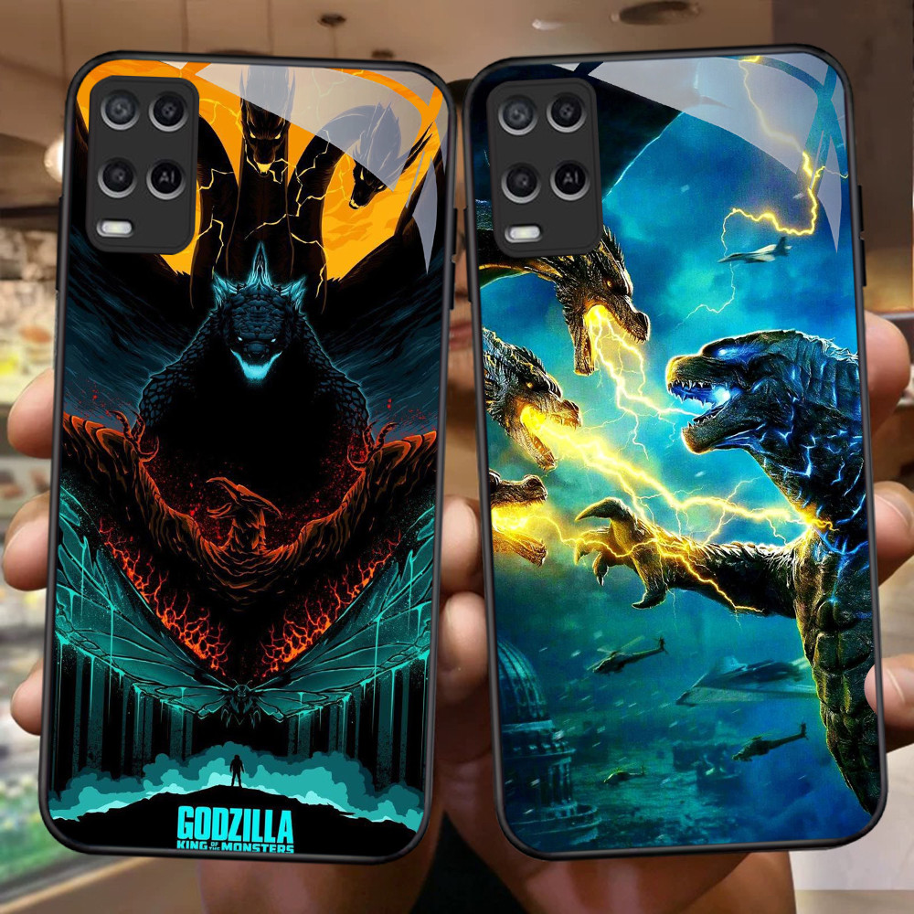 NA-36 Godzilla vs Kong2 HD Softcase Glossy Glass สําหรับ OPPO A54 A55 Reno Narzo 7 8 8i 9 50 Pro