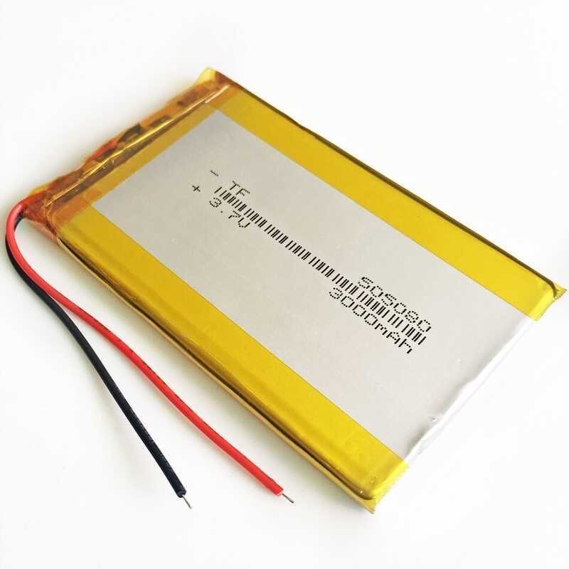 ❤ Hot Selling 505080 3.7V 3000Mah Lithium Polymer Lipo Rechargeable Battery Cells For Mp3 GPS P