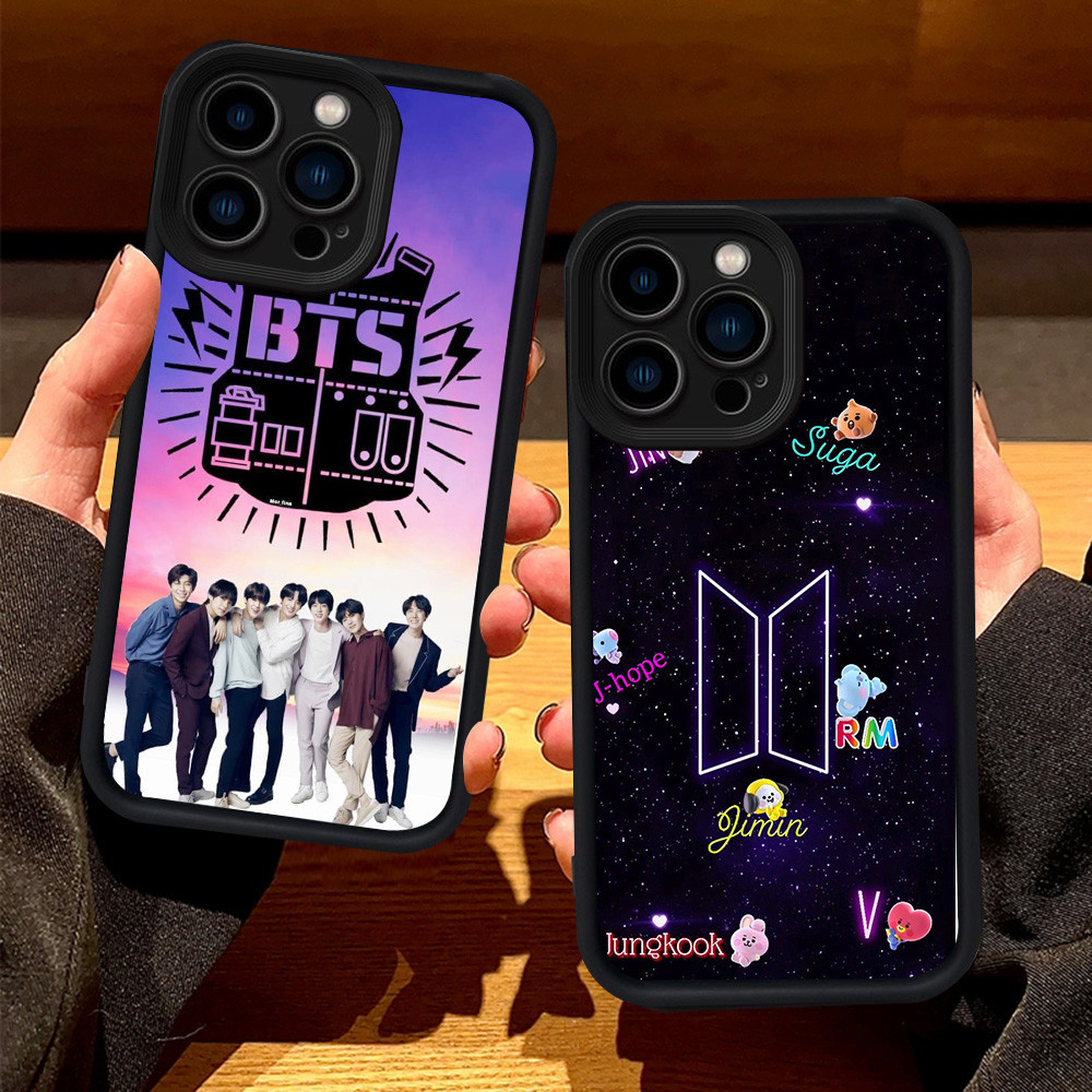R17 เคส Bangtan Boys iPhone 13 14 Plus Pro Max