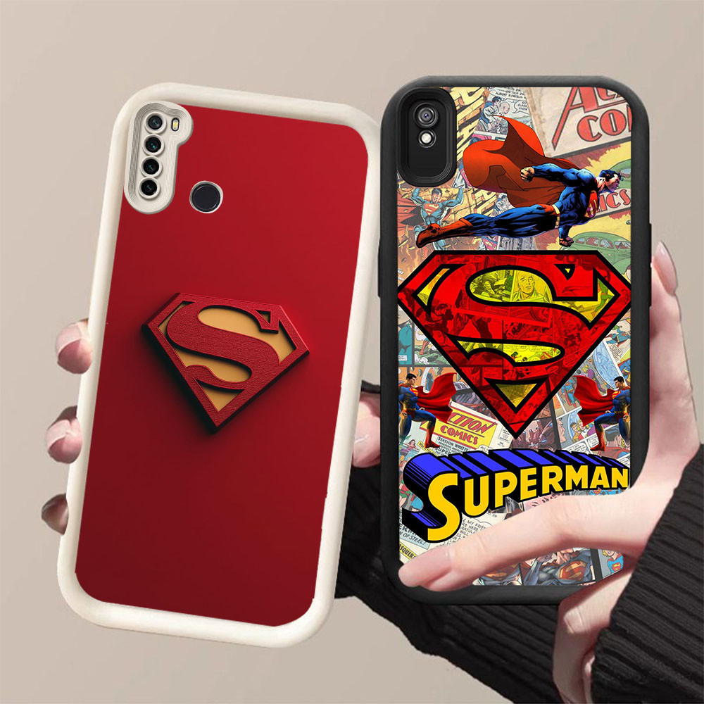 YZ-113 โลโก้ Superman สวยมากๆสําหรับ Xiaomi Redmi หมายเหตุ POCO 6A 9T 9A 7 M3 Pro