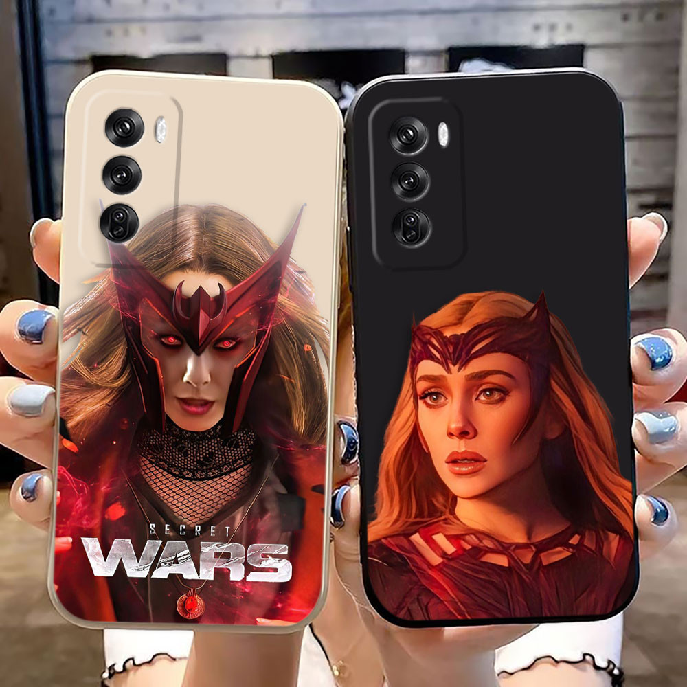 Marvel Woman Wanda Scarlet Witch Custom Photo Cover เคสโทรศัพท์สําหรับ OPPO RENO 14 14F 13 13F 12 10