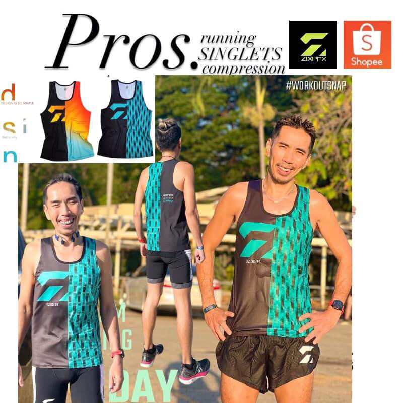 สินค้าใหม่ PROs. SINGLETSเสื้อกล้ามวิ่ง#ZIXPAX