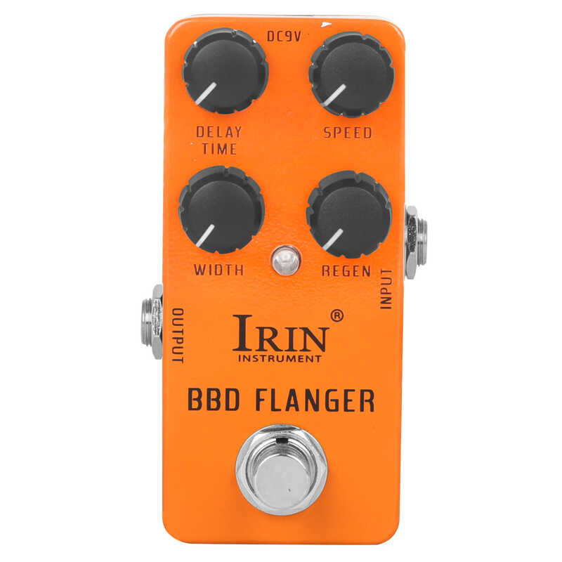➧ IRIN Rs-08 BBD Guitar Pedal Metal Flanged Sonic Effect อะไหล่กีต้าร์ไฟฟ้า