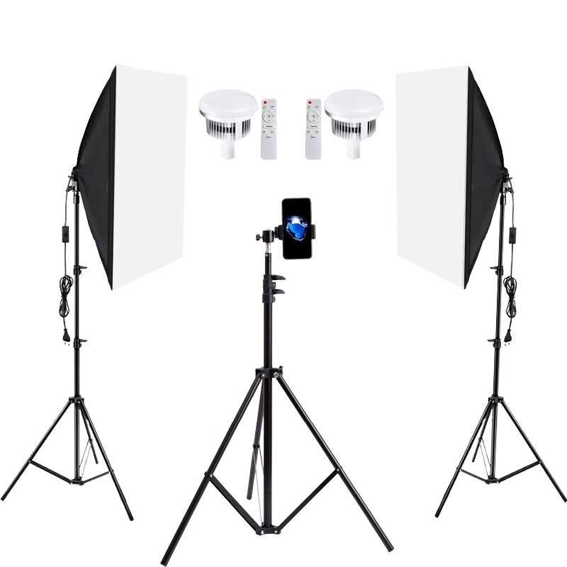 Cellphone ไลฟ์สด 85W/300W ไฟไลฟ์สด สตูดิโอถ่ายภาพ ไฟต่อเนื่อ