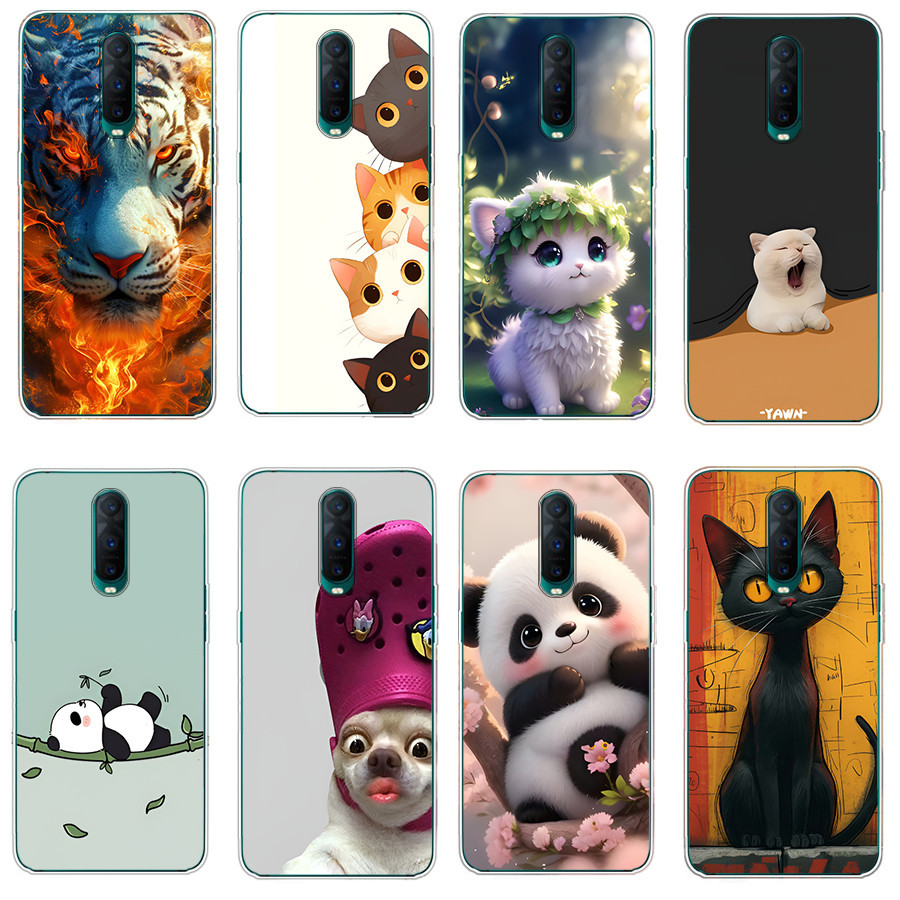 เคสสําหรับoppo r17 pro Soft Case TPUพิมพ์ฝาครอบโทรศัพท์
