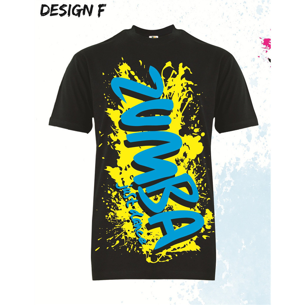 ใหม่ Zumba ระเหิดเสื้อยืดผู้หญิง FULL SUBLIMATION พิมพ์ ZUMBA สําหรับผู้ชายและผู้หญิง Jersey Love Zu
