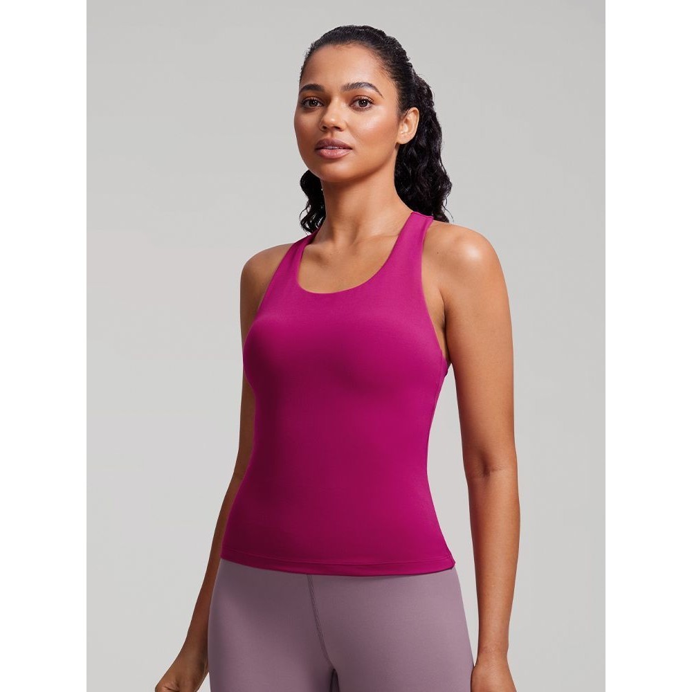 CRZ YOGA butterluxe เสื้อกล้ามโยคะใส่ด้านนอกเสื้อออกกำลังกาย