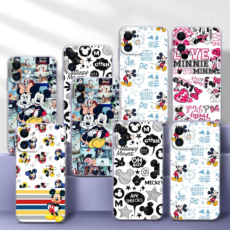 R7 Mickey mouse Soft สําหรับ Infinix S5 X652 S5 Lite สมาร์ท 4 X653 ร้อน 9 Pro 4C X653C 6 X6511B Zero