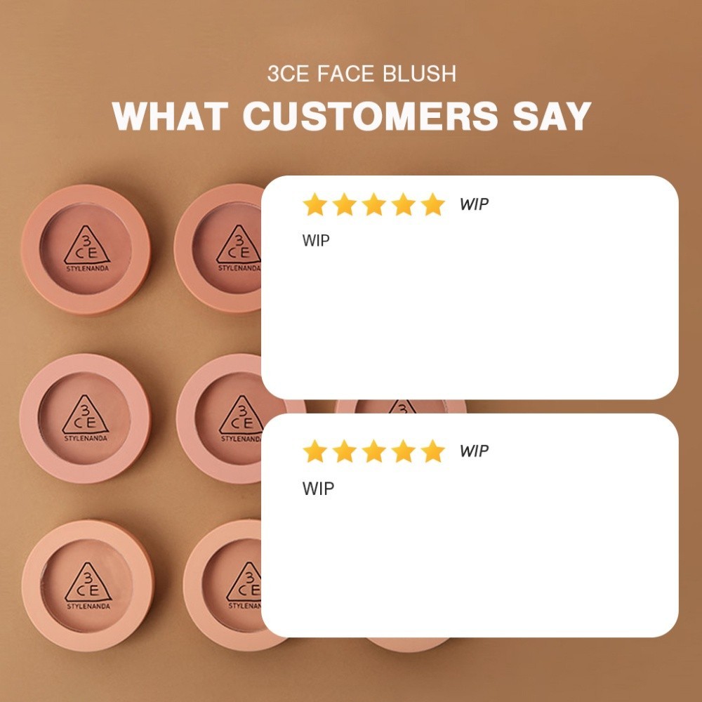 3CE FACE BLUSH CITY MAUVE ทรีซีอี เฟซ บลัช ซิตี้ โมฟว เครื่องสำอาง บลัชออน ปัดแก้ม