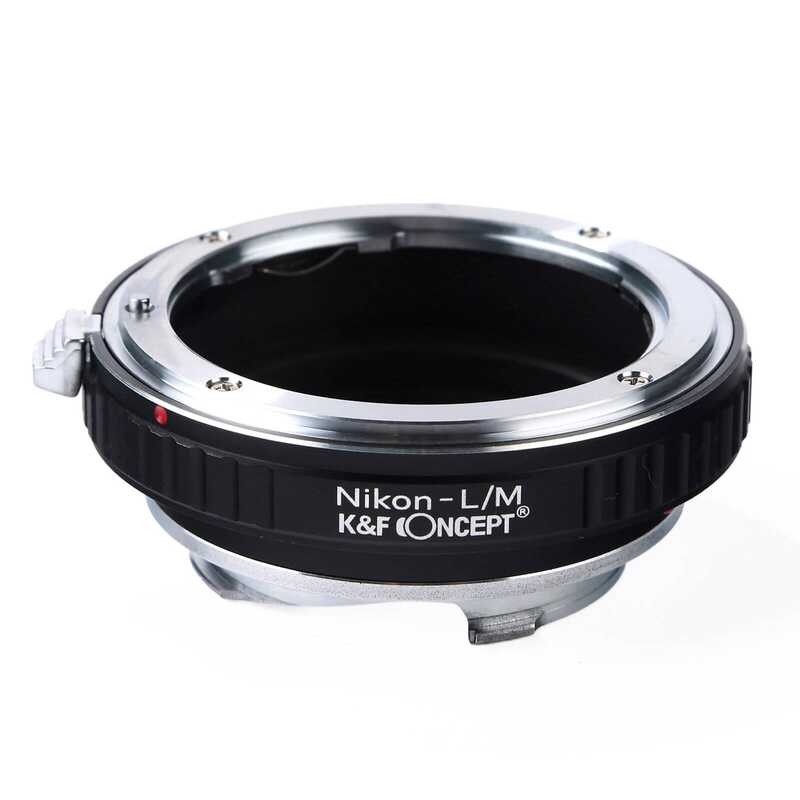 ▥ K & อะแดปเตอร์เลนส์สำหรับ Nikon i Ais D Mount กับ Leica M1 M3 M6 M9 M10 M240 M-P
