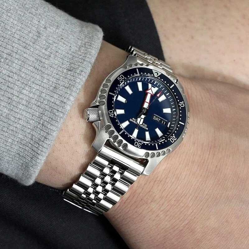 Strap Watch For Skx007 Skx00 Jubilee Bracelet For 5 Accessories Srpd63k1 Solid Stainless Steel Band