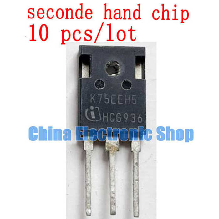 ❤ 10ชิ้น/ล็อตมือสอง K75eeh5 Ikz75n65eh5ชิป4พินถึง-247-4