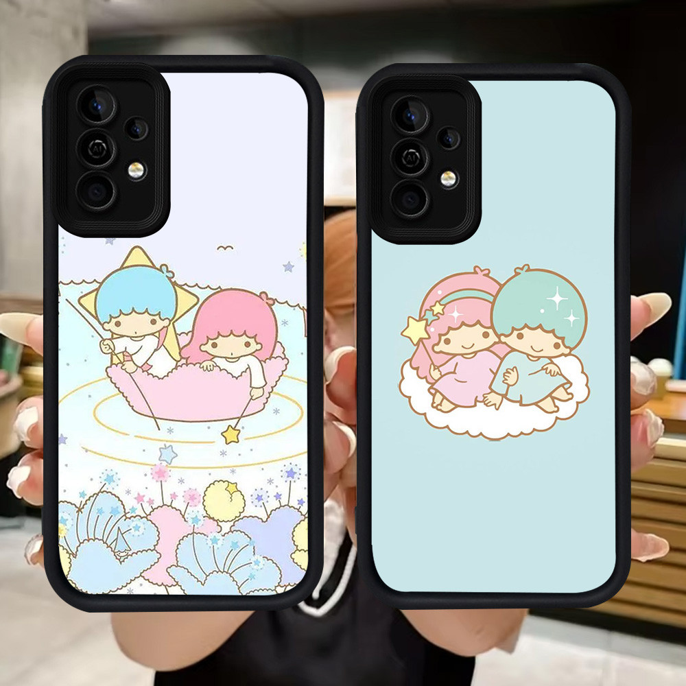 SAMSUNG Q42 Twin Starsปลอกอ่อนสําหรับSamsung A34 A55 A54 A36 A15 A35 S25 Ultra A16 A24 A05S A25 A56 