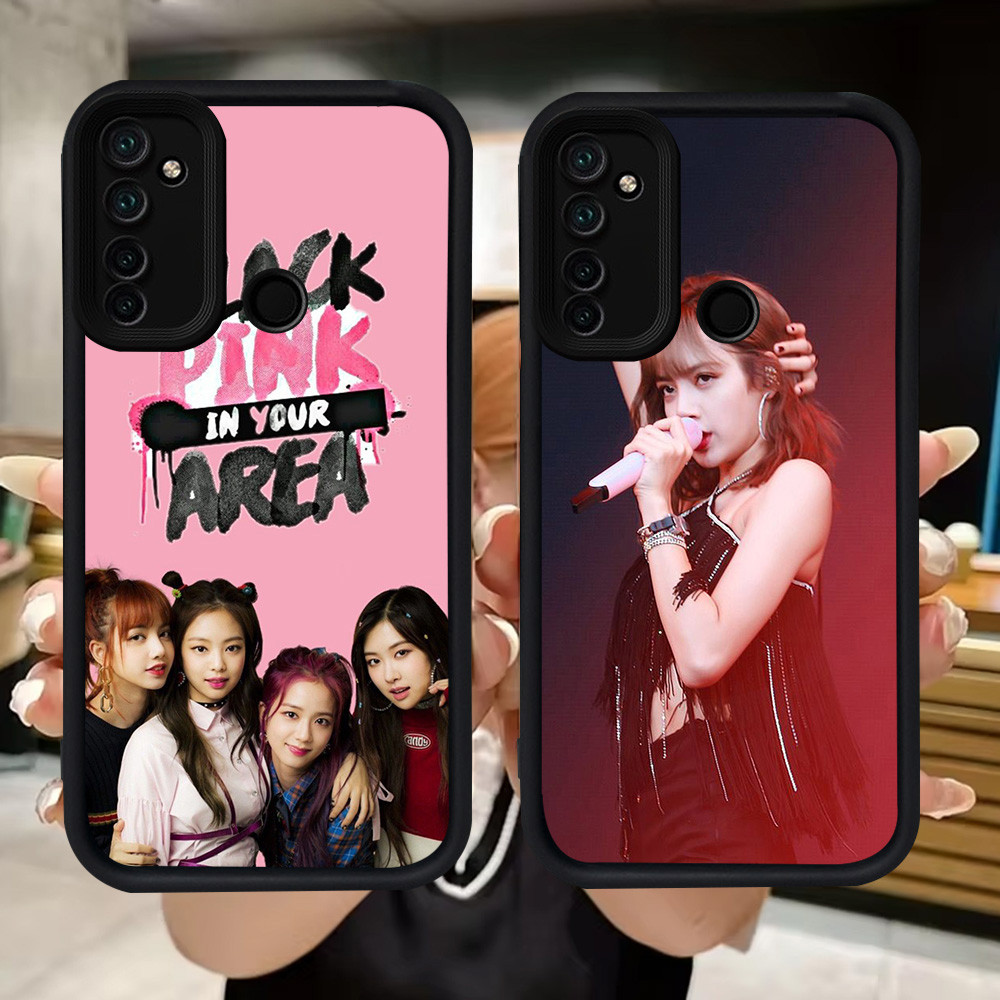 Q65 BLACKPINK Lisa นุ่มสําหรับ Realme C2 Narzo 10A C17 7i C75 10 5i 9i 6i 20A 5 5s C2s 14 14X 14T C7