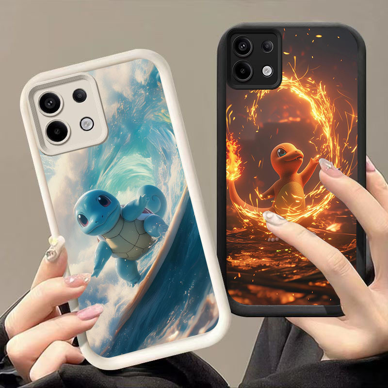 YZ-157 Pokemon Squirtle ปลอกกันกระแทกสําหรับ Infinix Tecno ITEL สมาร์ท POP Spark Pova GT GO A80 P65 