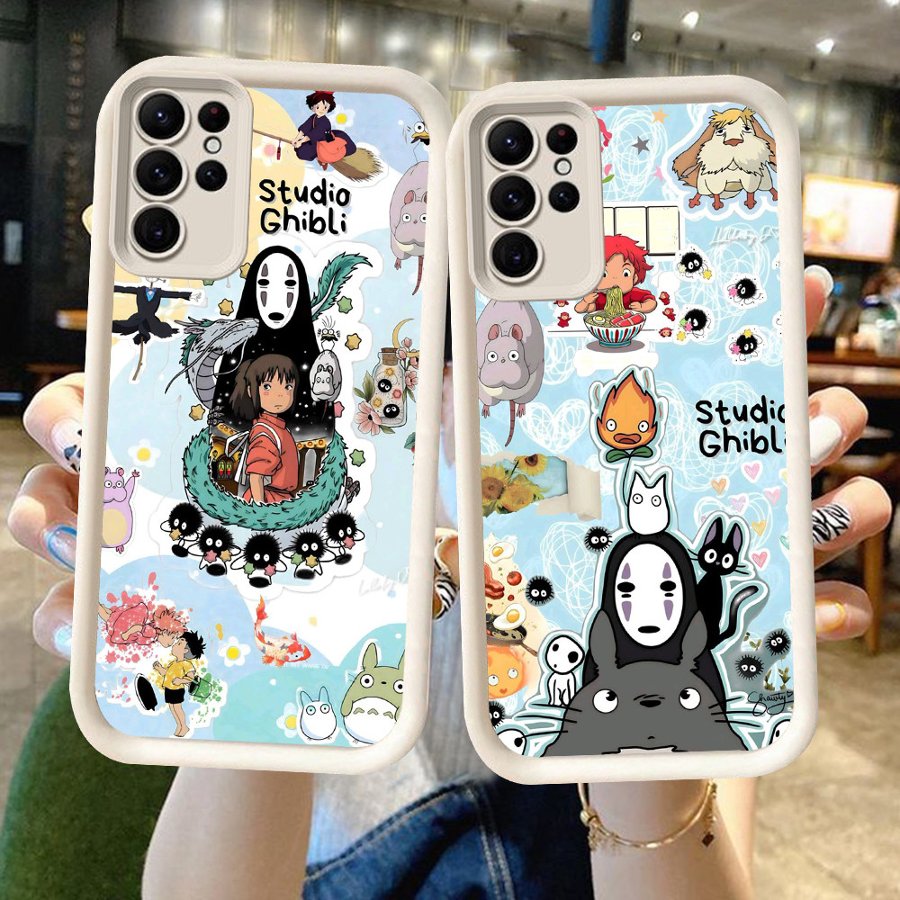 NA-45 Kaonashi Ghost เคสกันกระแทกสําหรับ Samsung A55 A54 M15 S25 S24 S21 FE Ultra