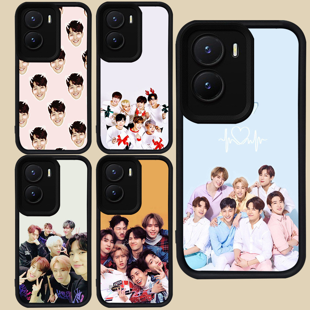 ปลอกสีดําสําหรับ VIVO Y16 T4 IQOO 13 Z10 Z9X Y35 Z9 Y75 Y55 Y22s Y01 Y15a Y15s Y56 Y22 5G R104 GOT7