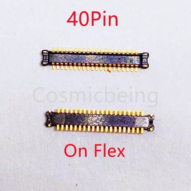 ใหม่ 2-10pcs 40Pin จอแสดงผล LCD Flex FPC Connector บนสําหรับ Huawei Nova 3i FPC Connector เปลี่ยน