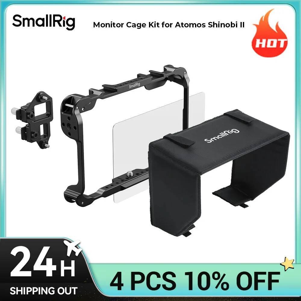 SmallRig Monitor Cage Kit สําหรับ Atomos Shinobi II ,การป้องกันที่กําหนดเองสําหรับ Atomos Shinobi II