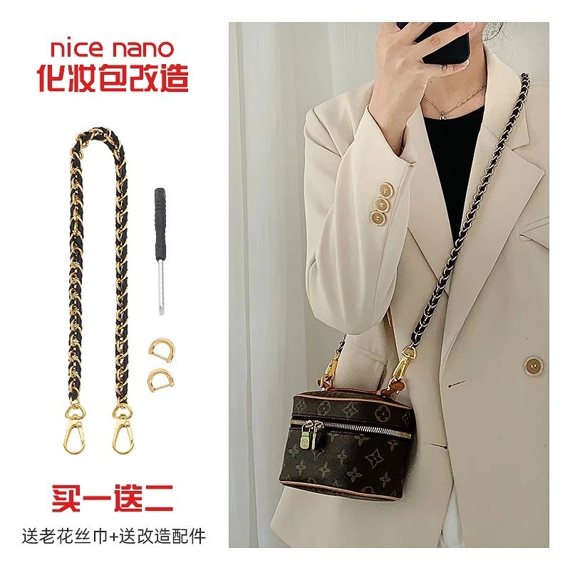 จัดส่ง 24 ชั่วโมง = Quick Shipment Bag Chain All-Match Bag Chain Cross-Body สายคล้องไหล่กระเป๋าเครื่