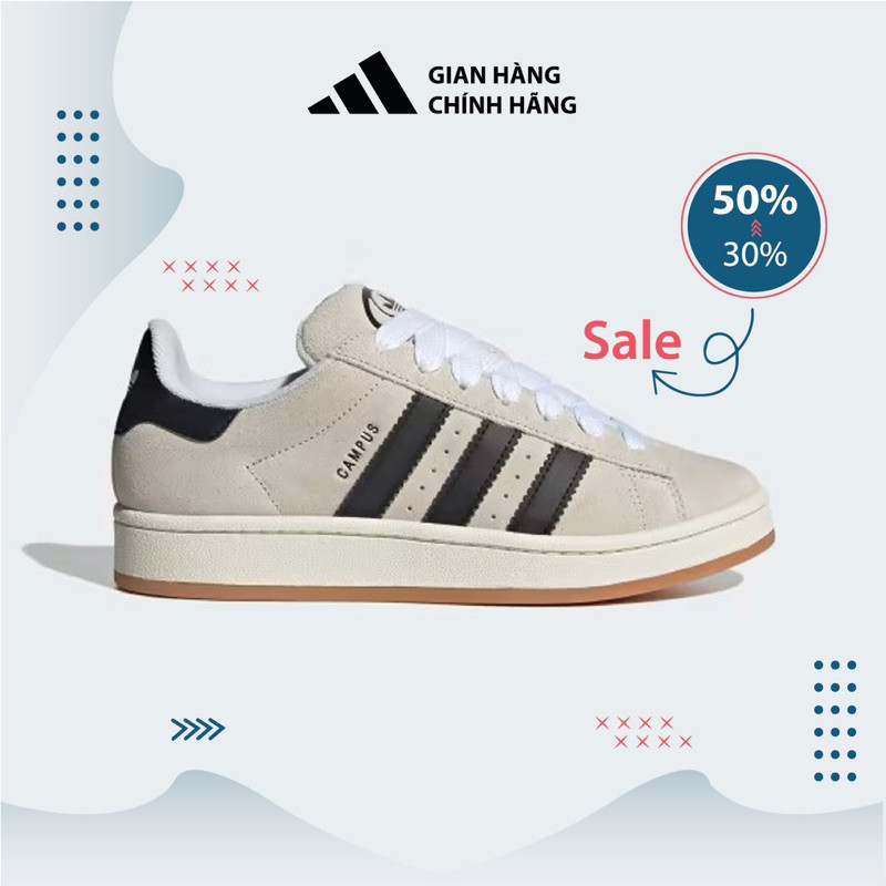 [ ของแท ้ ] รองเท ้ า Adidas Campus 00s Crystal White'Gy0042'