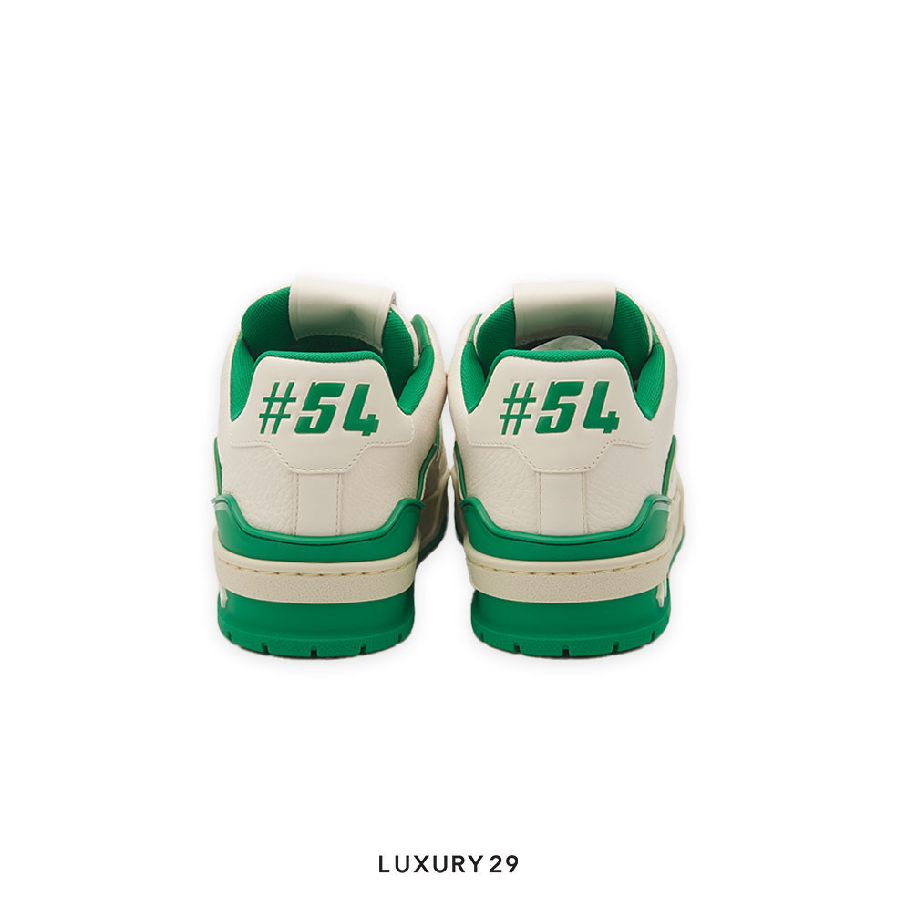 ♞LV Trainer Sneaker Green